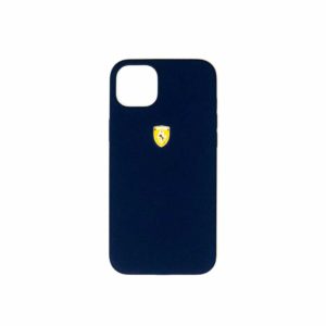 Ferrari Silicon Case iPhone 14 Pro Max - Blue