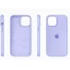 Silicone iPhone 12 Pro Max Back Case - White Lavender - Image 2
