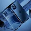 Dezoe - Square Frame Flat Side Case Cover with Camera Protector - iPhone 14 Pro Max - Blue - Image 2