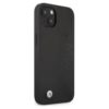 BMW Leather Card-slot Back Cover For iPhone 14 - Black - Image 2