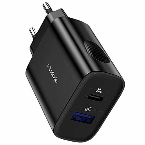 Mcdodo 20W PD Fast Charger - Dual Port -  Type-C and USB