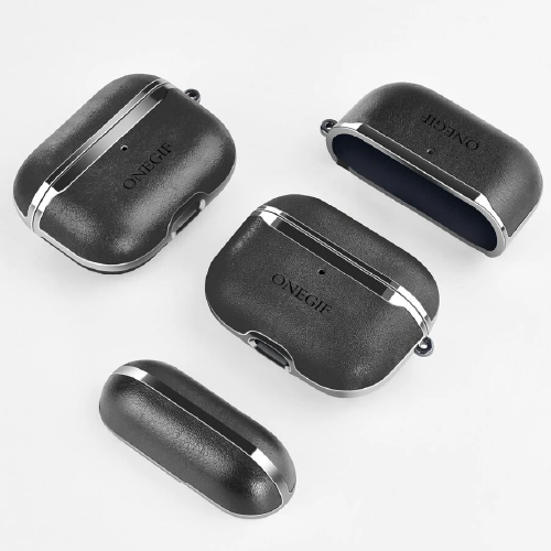 Nereides Compatible with AirPods Pro Case, Protective Leather Cover with  Keychain, High-end Fashion …See more Nereides Compatible with AirPods Pro