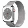 Magnetic Clasp iWatch Band - Silver - 42-44-45-49mm - Image 2