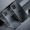Dezoe - Square Frame Flat Side Case Cover with Camera Protector - iPhone 14 Pro - Dark Grey - Image 2