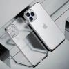 Dezoe - Square Frame Flat Side Case Cover with Camera Protector - iPhone 14 Plus - Silver - Image 2