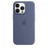 Silicone iPhone 14 Pro Back Case - Lilac Blue