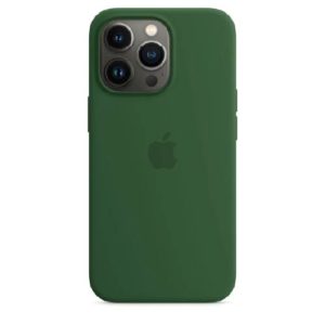 Silicone iPhone 13 Pro Max Back Case - Forest Green