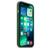 Silicone iPhone 13 Pro Back Case - Forest Green - Image 2