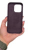 Silicone iPhone 14 MagSafe Back Case - Purple - Image 2