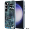 Youngkit Futuristic Circuit Series TPU Case for Samsung Galaxy S23 Ultra Blue - Image 2
