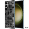 Youngkit Futuristic Circuit Series TPU Case for Samsung Galaxy S23 Ultra Grey - Image 2