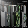 Youngkit Camouflage Series Anti-Drop Magsafe Case for iPhone 14 Pro Green - Image 4